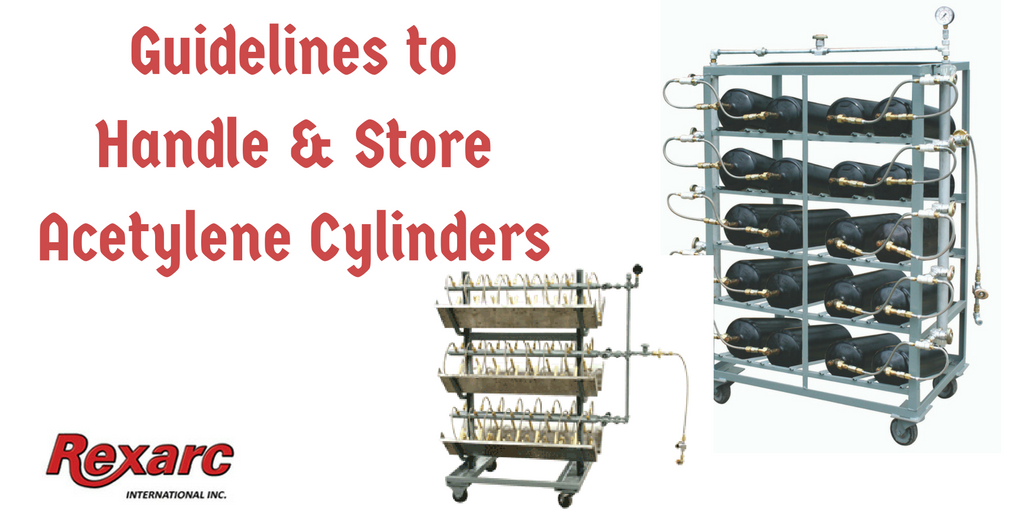 Handling Acetylene Cylinders | Storing Acetylene Cylinders | Acetylene-Cylinders
