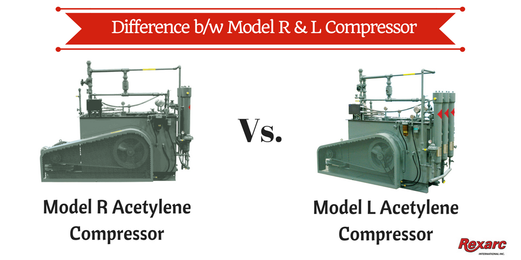 Rexarc Model L and R Acetylene Compressors – What is the difference?