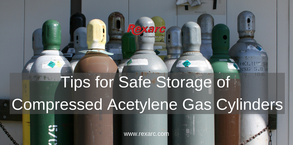 How to Safely Store Compressed Acetylene Gas Cylinders?