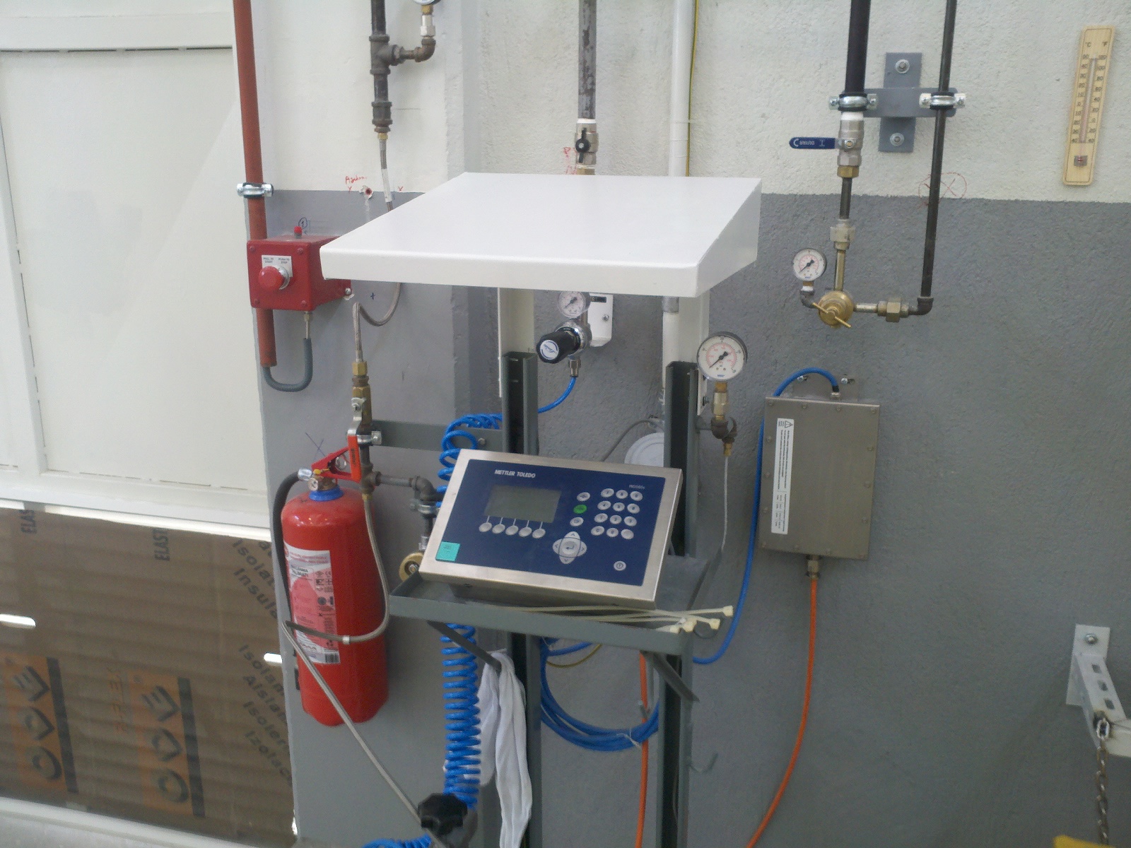 Acetylene Plant | Acetylene Process Equipment | Digital Cylinder Scale - Site Installation
