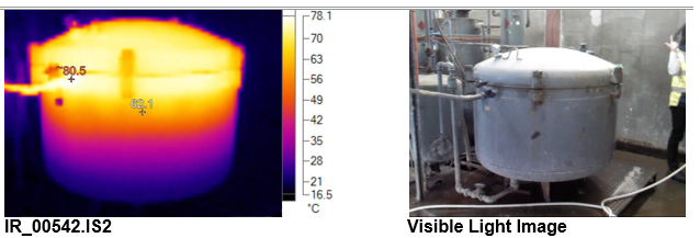 Purifier Regeneration Thermal Imaging