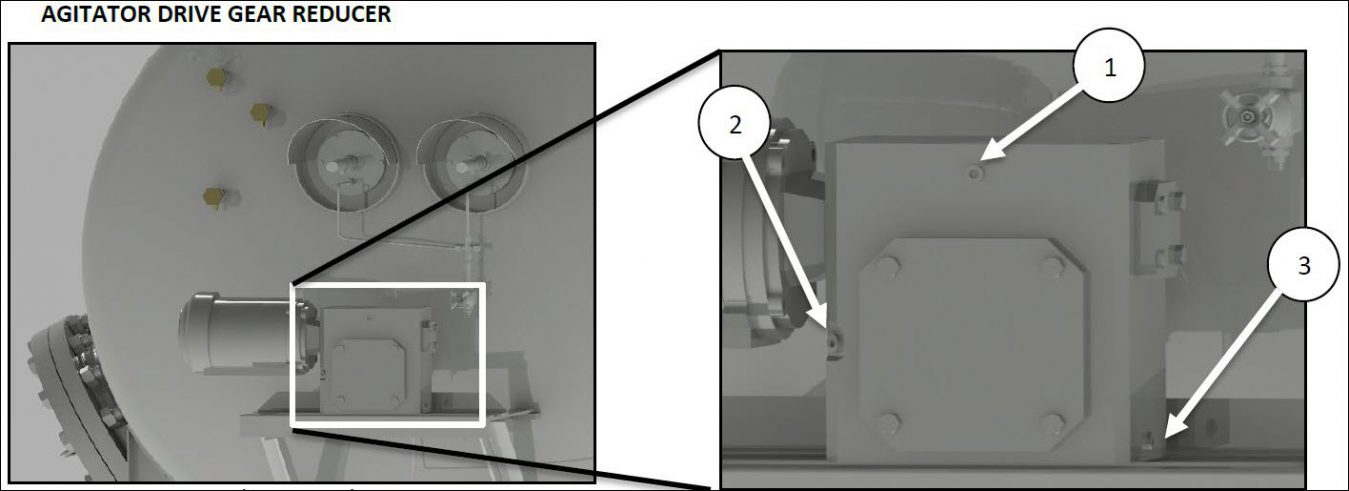 Agitator Shaft Gear Box