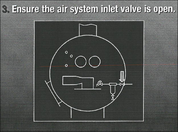 Air System Inlet Valve is Kept Open
