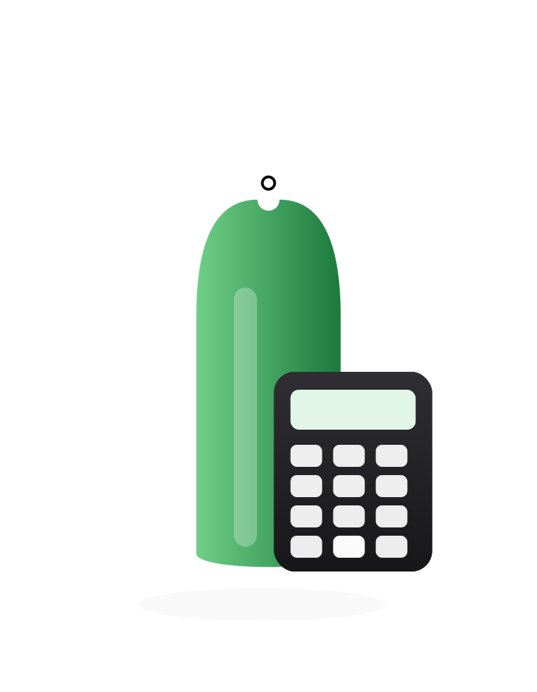 Click to use Oxygen - Inert Cylinder Usage Calculator